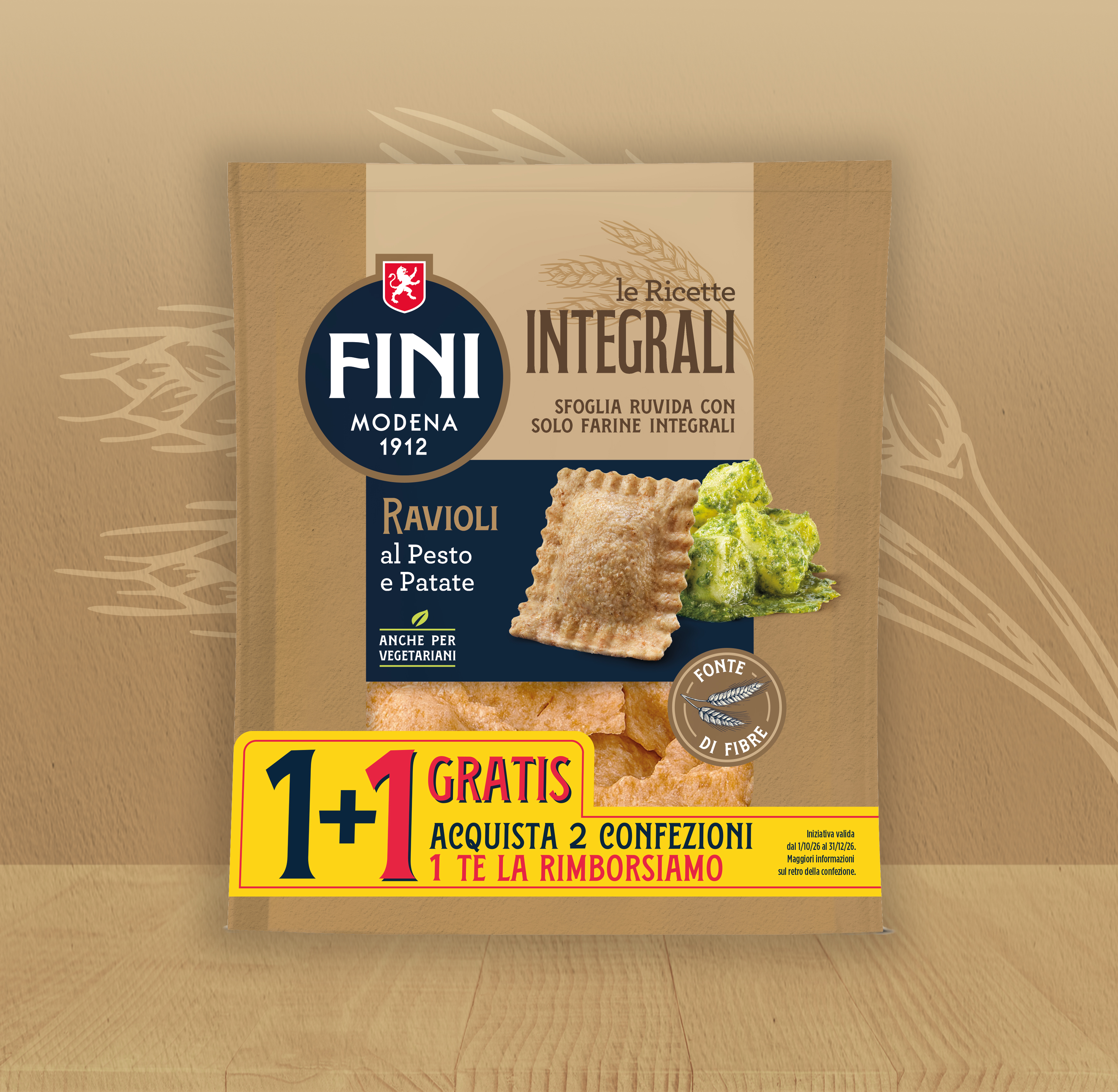 Ravioli al Pesto e Patate - Le Ricette Integrali Fini